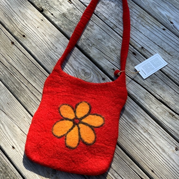Hemp Sisters wool purse. NWT - Picture 2 of 14